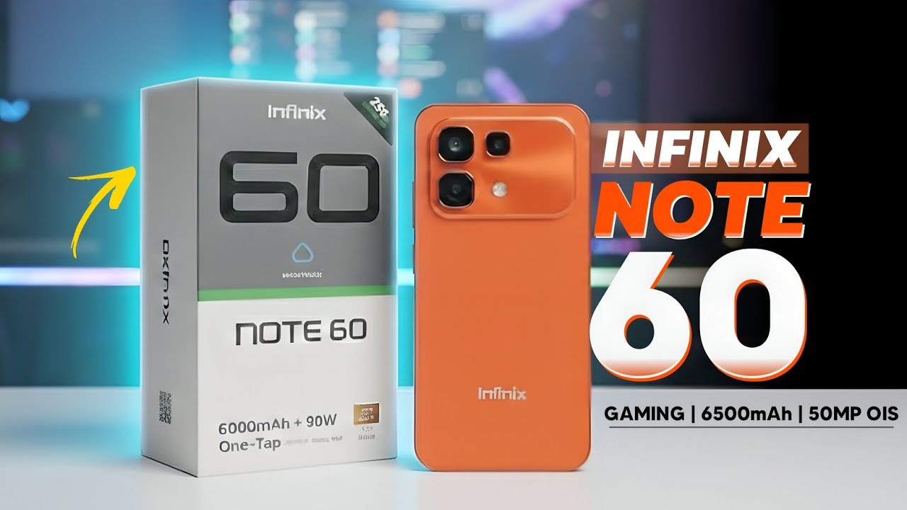 Infinix Note 60 Price in Pakistan | 6500mAh, Dimensity 7400 | Launching Very Soon 🔥