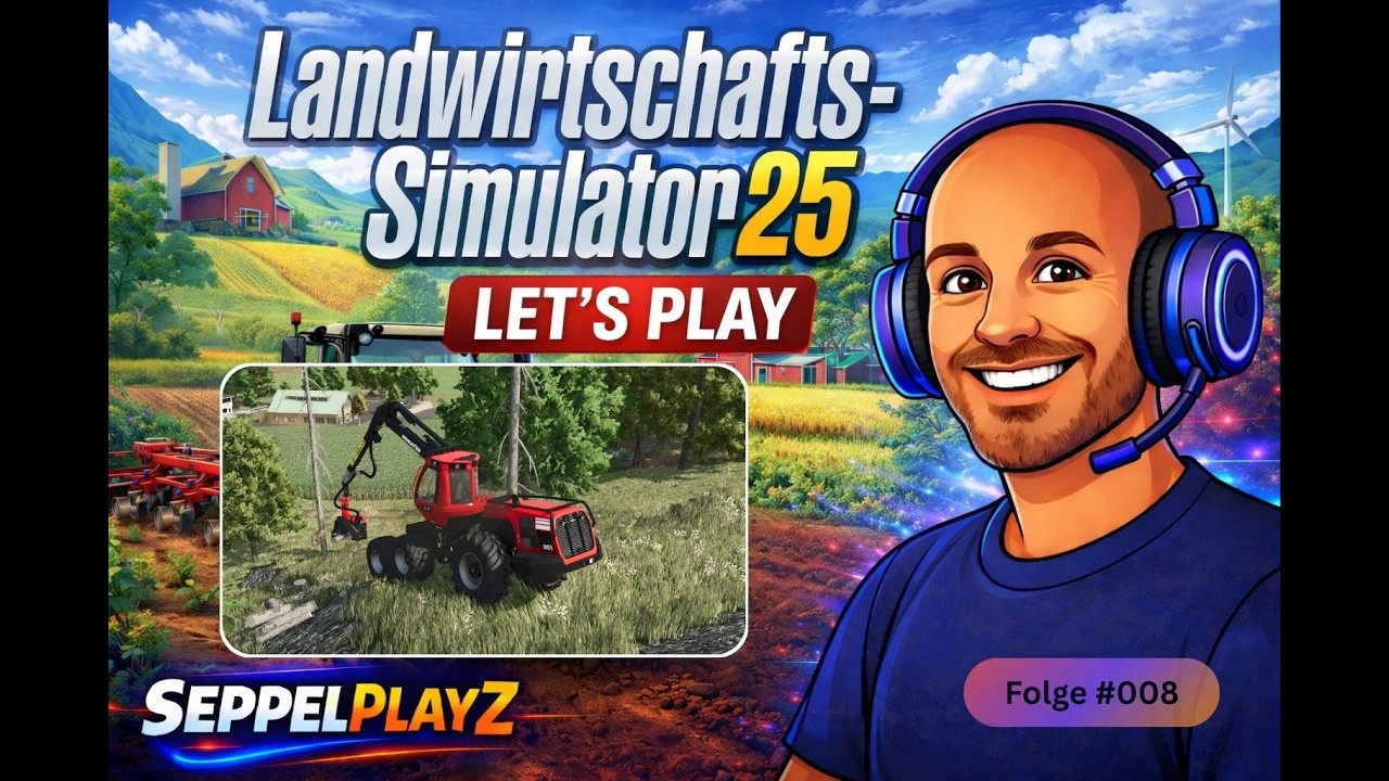 LS25 Let´s Play 🚜 Haut Beyleron 2025 🌾 #008 Totholz, Spinat und Grubbern