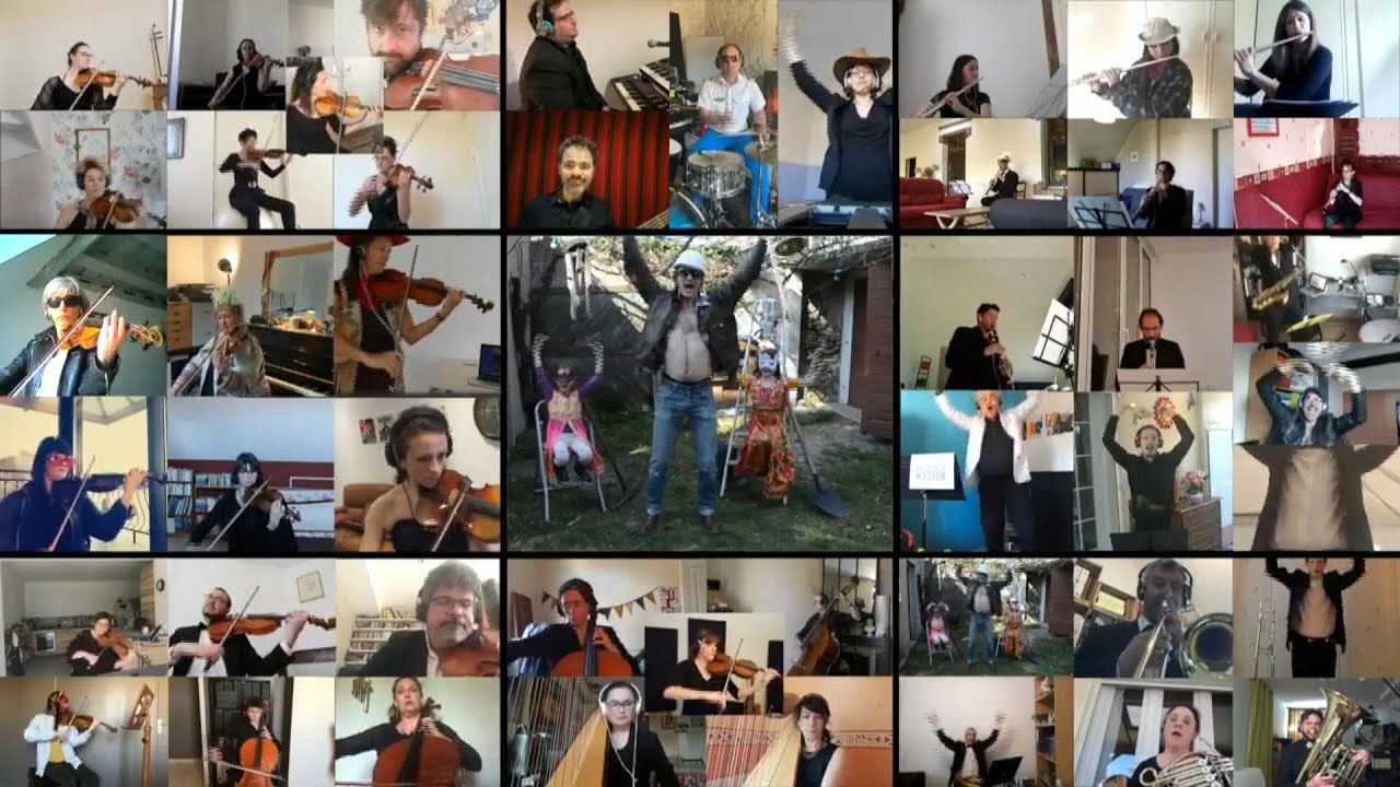 Coronavirus: un orchestre confiné interprète 