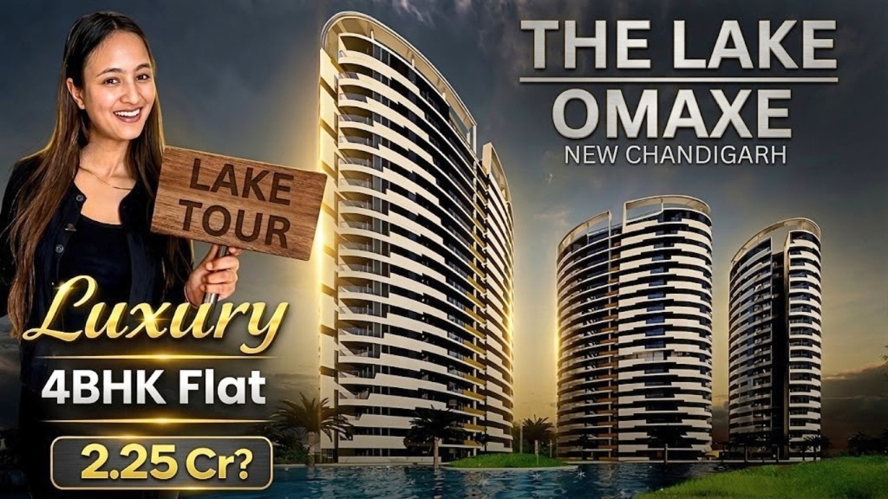 OMAXE The Lake New Chandigarh 4BHK Luxury Flat Ready to Move Available #home