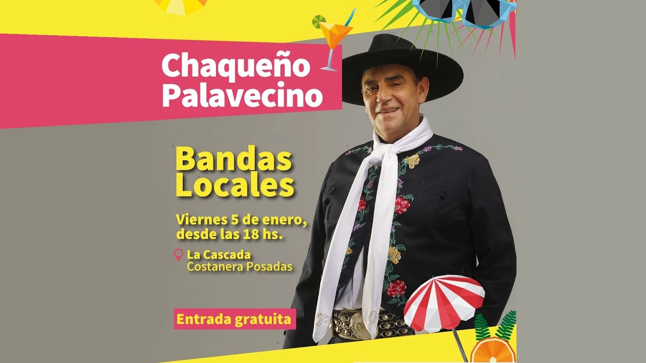 Festival de Verano: el Chaqueño Palavecino - POSADAS MISIONES