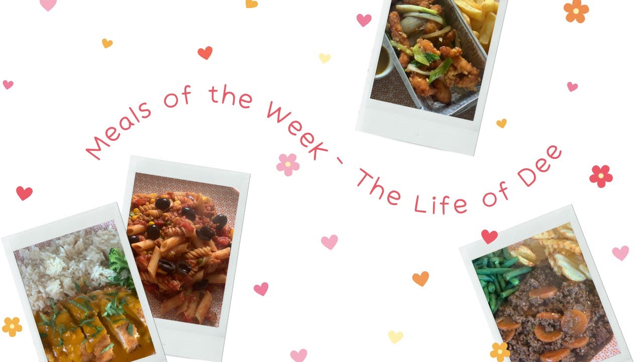 Meals of the week | What’s for Dinner | UK Easy Family Meal Ideas