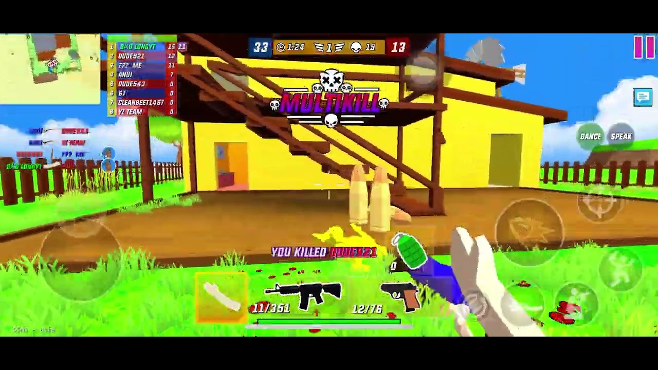 Dude theft wars multiplayer M4A1.