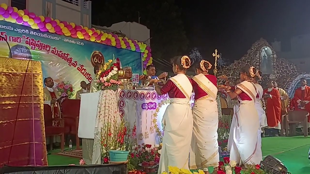 Holy mass Harathi song performance