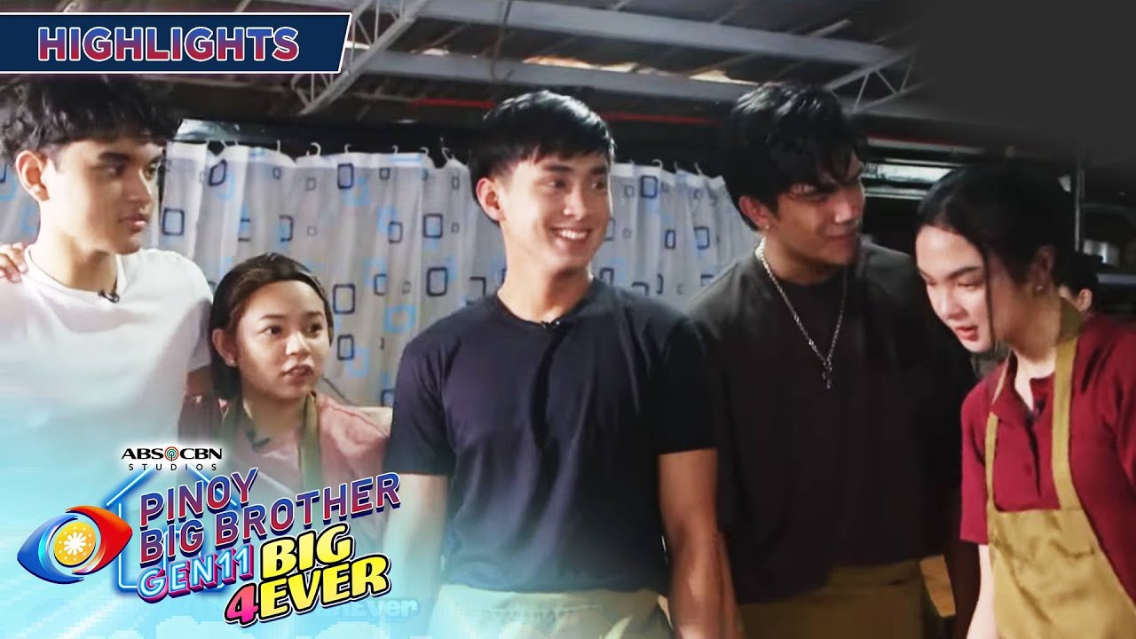 PBB Gen 11: PBB Gen 11 Big 4Ever: JM, Jarren at JP, tumulong sa karinderya task!