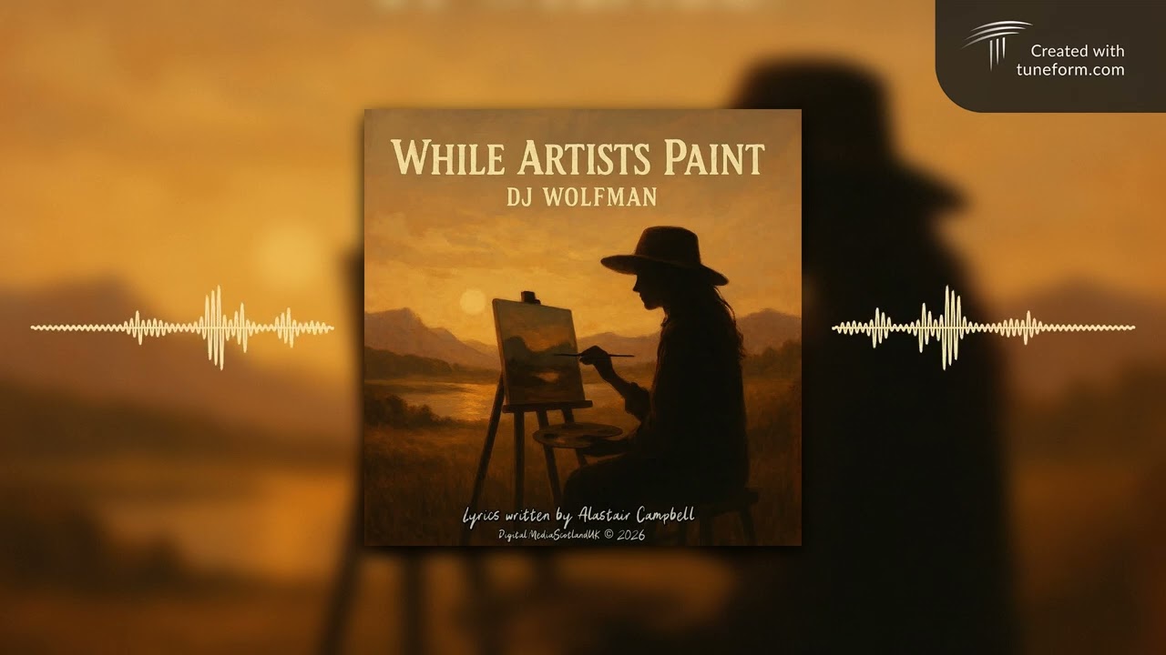 While Artists Paint by DJ Wolfman ♥️
