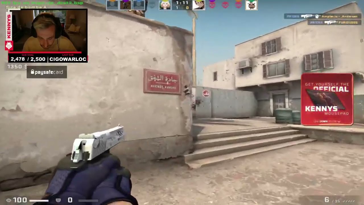kennyS hits them on the head
