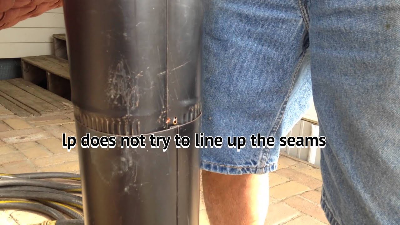 lp Сборка дымоходной трубы 2 из 2