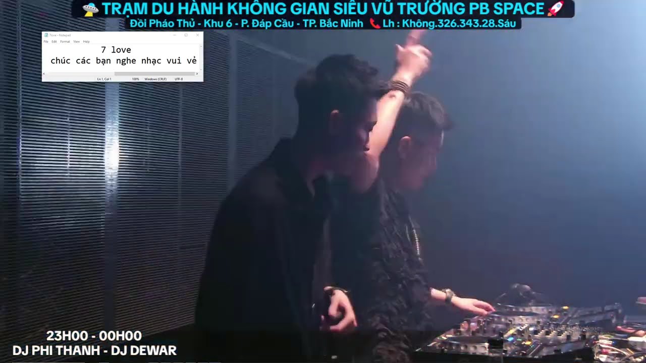 DJ Phi Thanh ft DJ Dewar ft sexy DJ Kim live tại PB Space Club BN 27-3-25