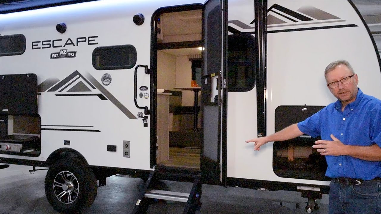 2021 KZ RV Escape E191BHK Ultra Lightweight Travel Trailer Exterior