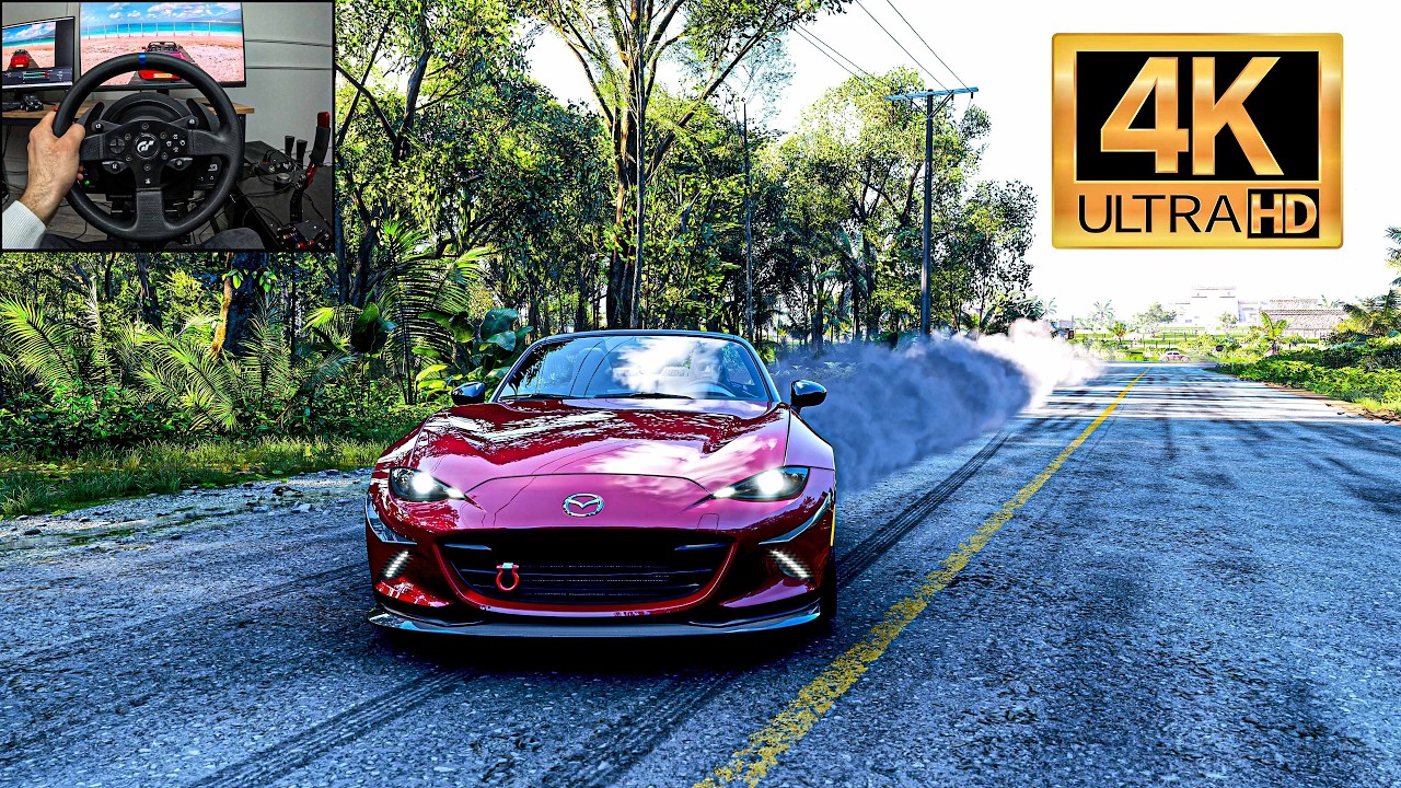 Mazda Mx5 Miata IV - Forza Horizon 5 (Thrustmaster T300 RS)