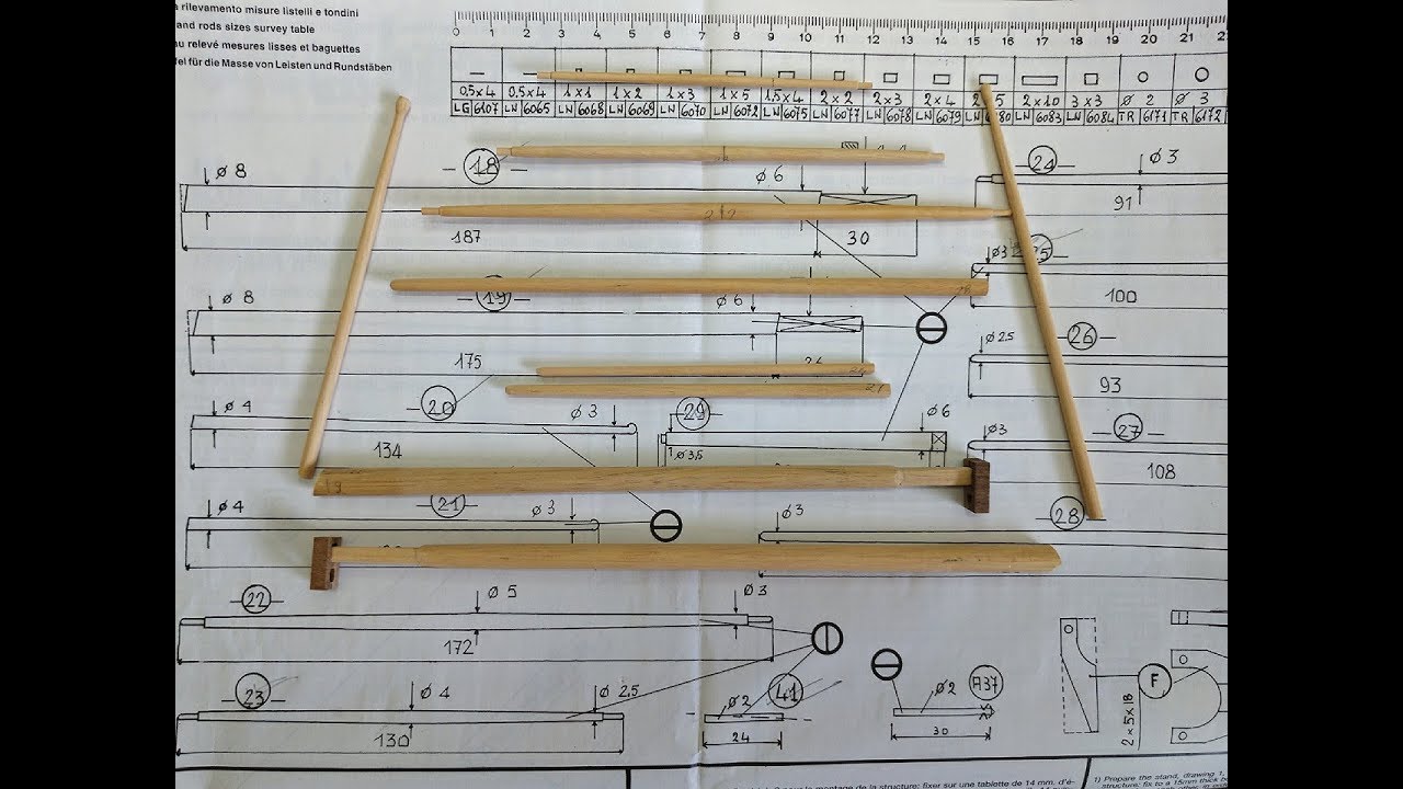 Making Masts and Yards for Model Ship: DYI Jig using Drill Machine
