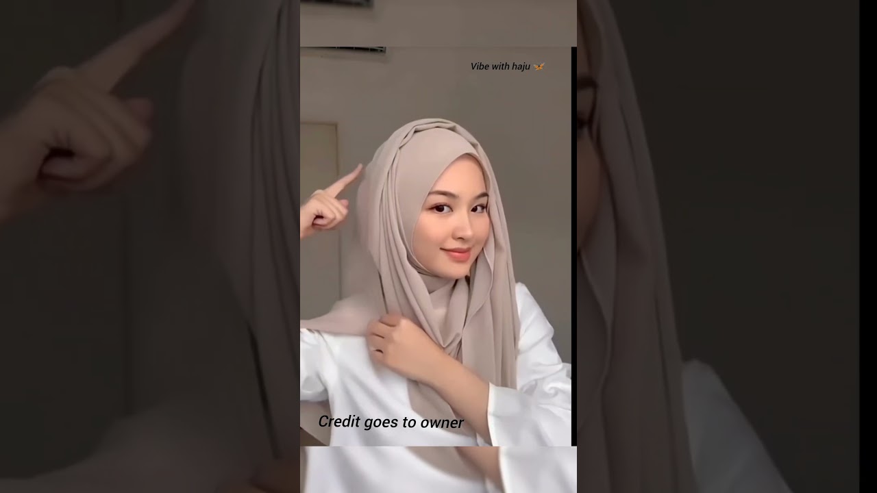 hijab idea's for school (pt.2) #aesthetic #hijabtutorial