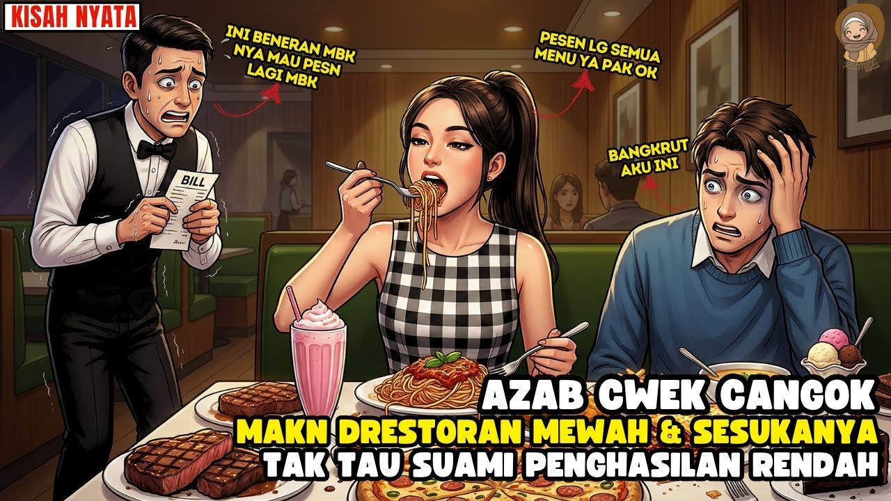 AZAB IBU IBU CANGOK YG SUKA MAKAN BANYAK SEMAUNYA BUAT SUAMI MURKA II SINETRON AZAB