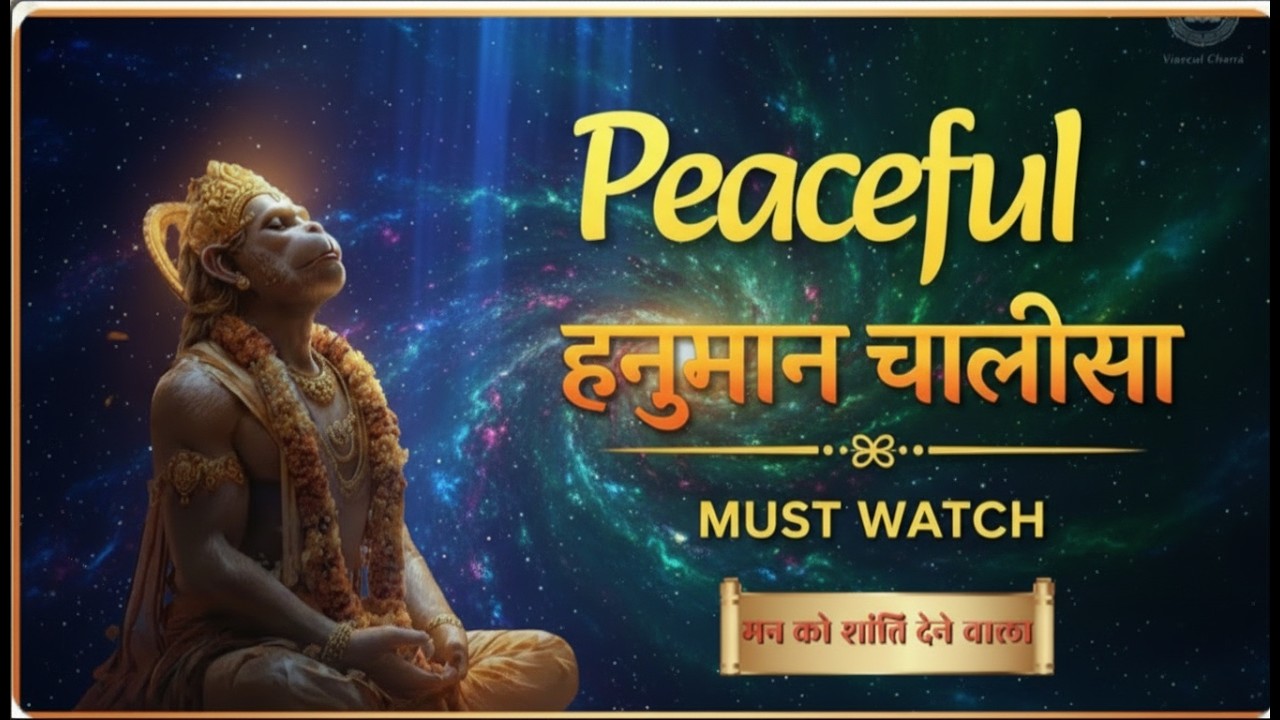 Hanuman Chalisa Meditation Music | Power of Bajrangbali – 417 Hz Frequency | Remove Bad Energy