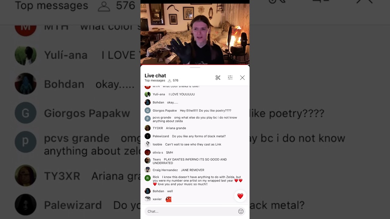 Ethel Cain’s Youtube Live (17th February 2024)
