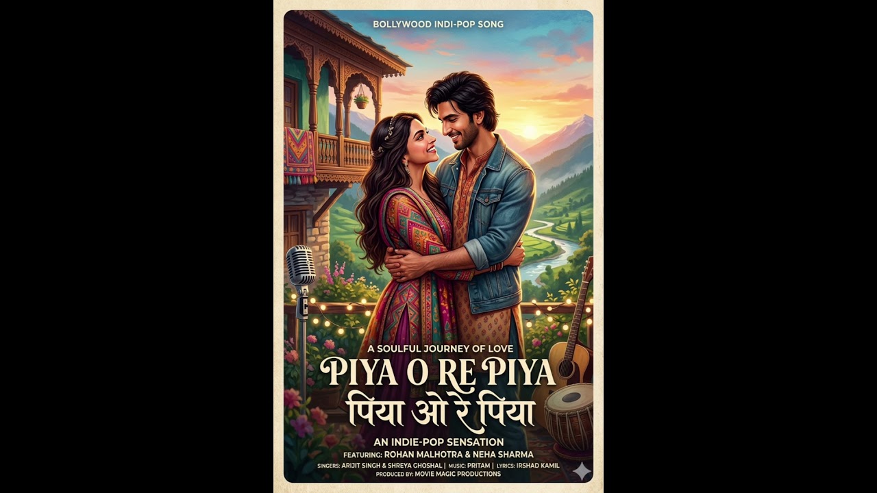 Piya O Re Piya | Official Music Video | New Bollywood Indi-Pop Song 2026