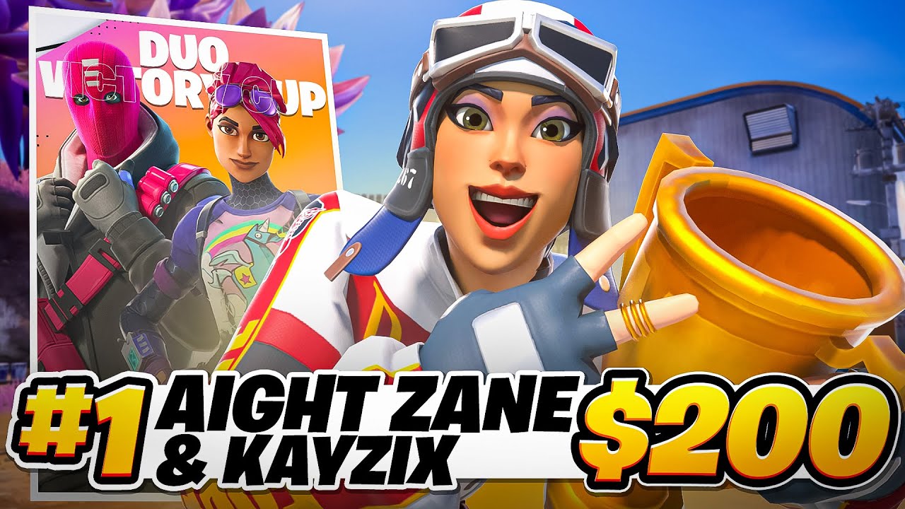 1ST DUO VICTORY CASH CUP FINALS 🏆 ($200) | Zane