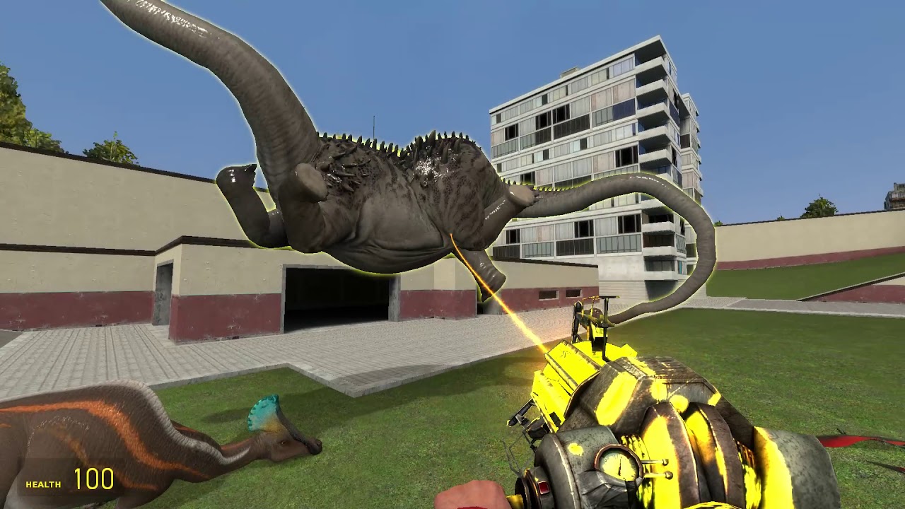 gmod jurassic world mod and npc