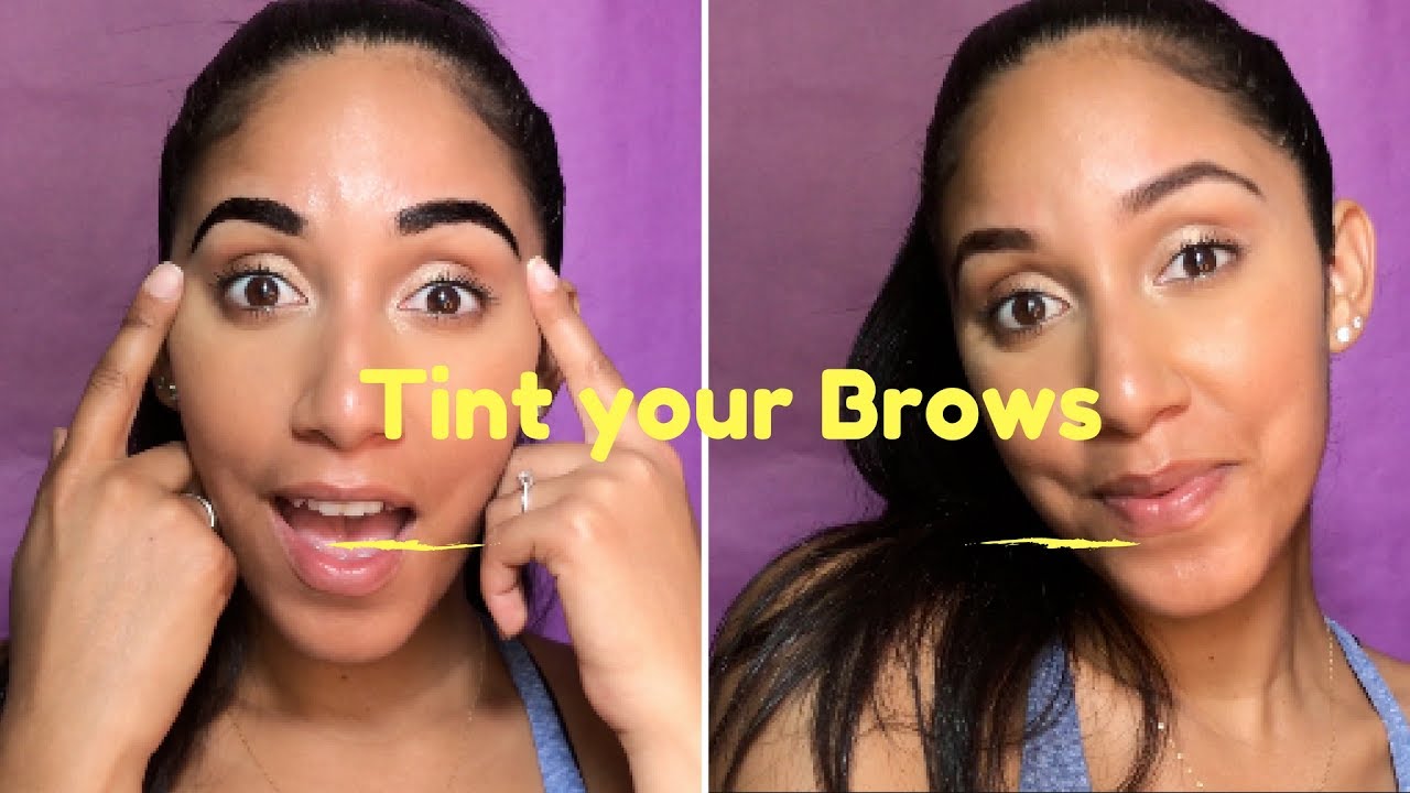 HOW TO | Tint your Eyebrows using Hair Dye