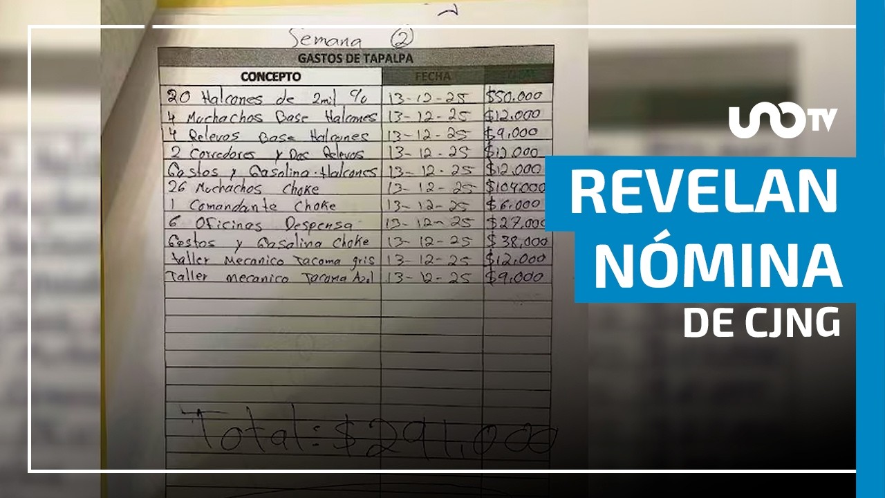 Se desglosan ingresos cercanos a los 9 millones de pesos, tan sólo en diciembre.