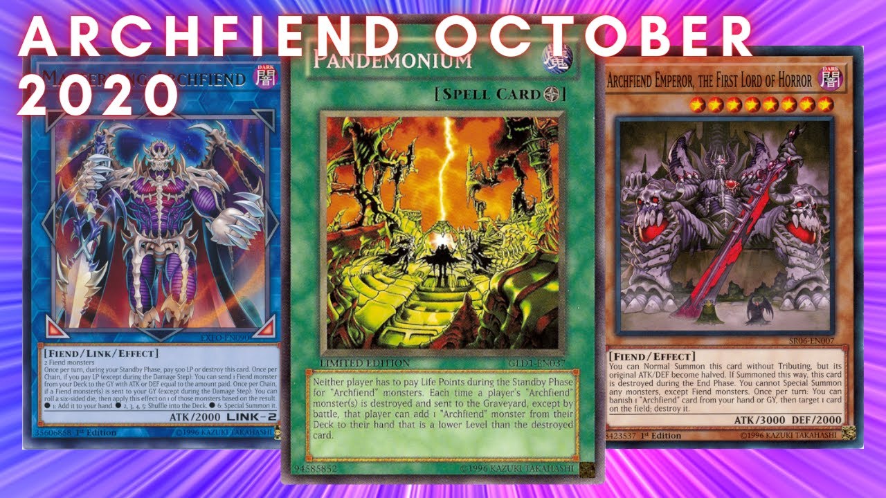 Archfiend Deck 2020 - Pandemonium Power! | Yu-Gi-Oh! October 2020