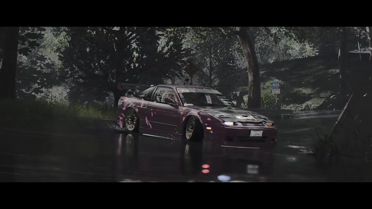 Nissan 180SX Touge Drifting On Vintage Tape