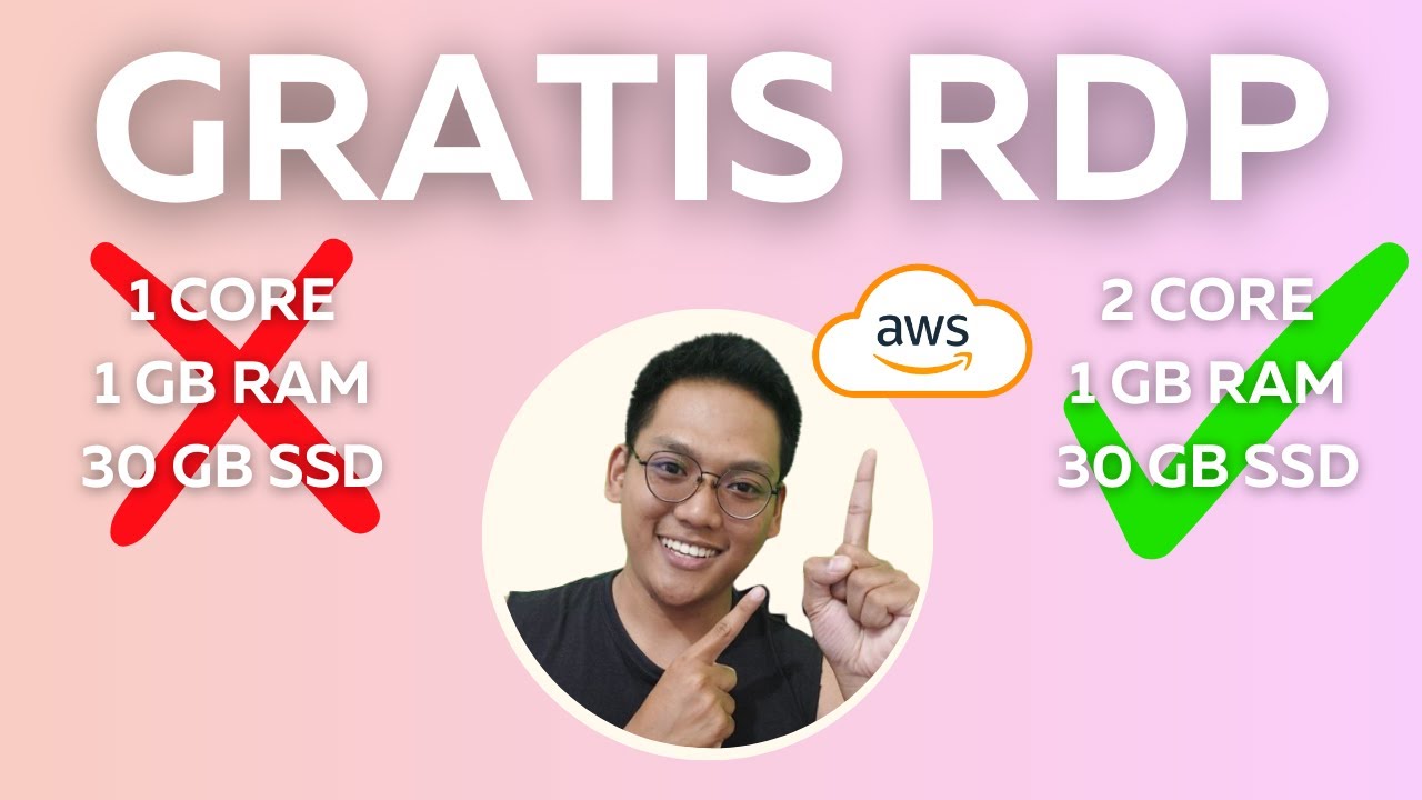Cara Buat RDP Gratis 12 Bulan Full - AWS 2 Core 1 GB 30GB SSD !!!