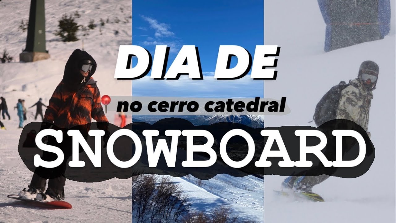 Fazendo SNOWBOARD em Bariloche | Cerro Catedral MAIOR MONTANHA da América Latina