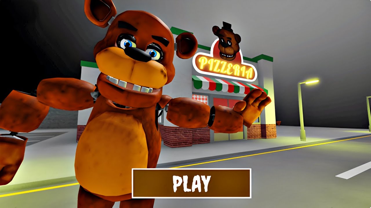 Freddy's Pizzeria Run! (Obby) Gameplay #roblox #scaryobby