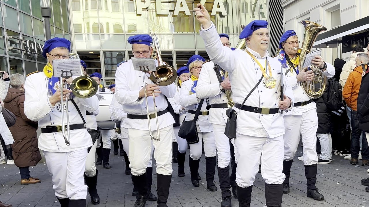6. Öcher Fastelovvendsparade- im Untergeschoss des Aquis Plaza in Aachen am 27.01.2024