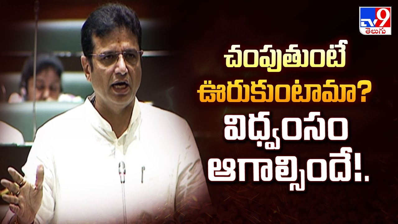 అభివృద్ధి పేరుతో పర్యావరణ విధ్వంసం ఆగాలి : Minister Sridhar Babu | HILT Policy | TG Assembly - TV9