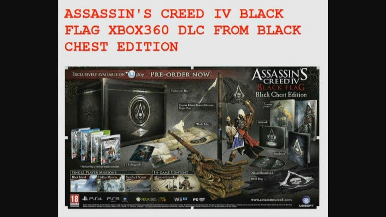 Assassin's Creed IV Black Flag Xbox 360 How to unlock DLC Working 100% NO FAKE!!!