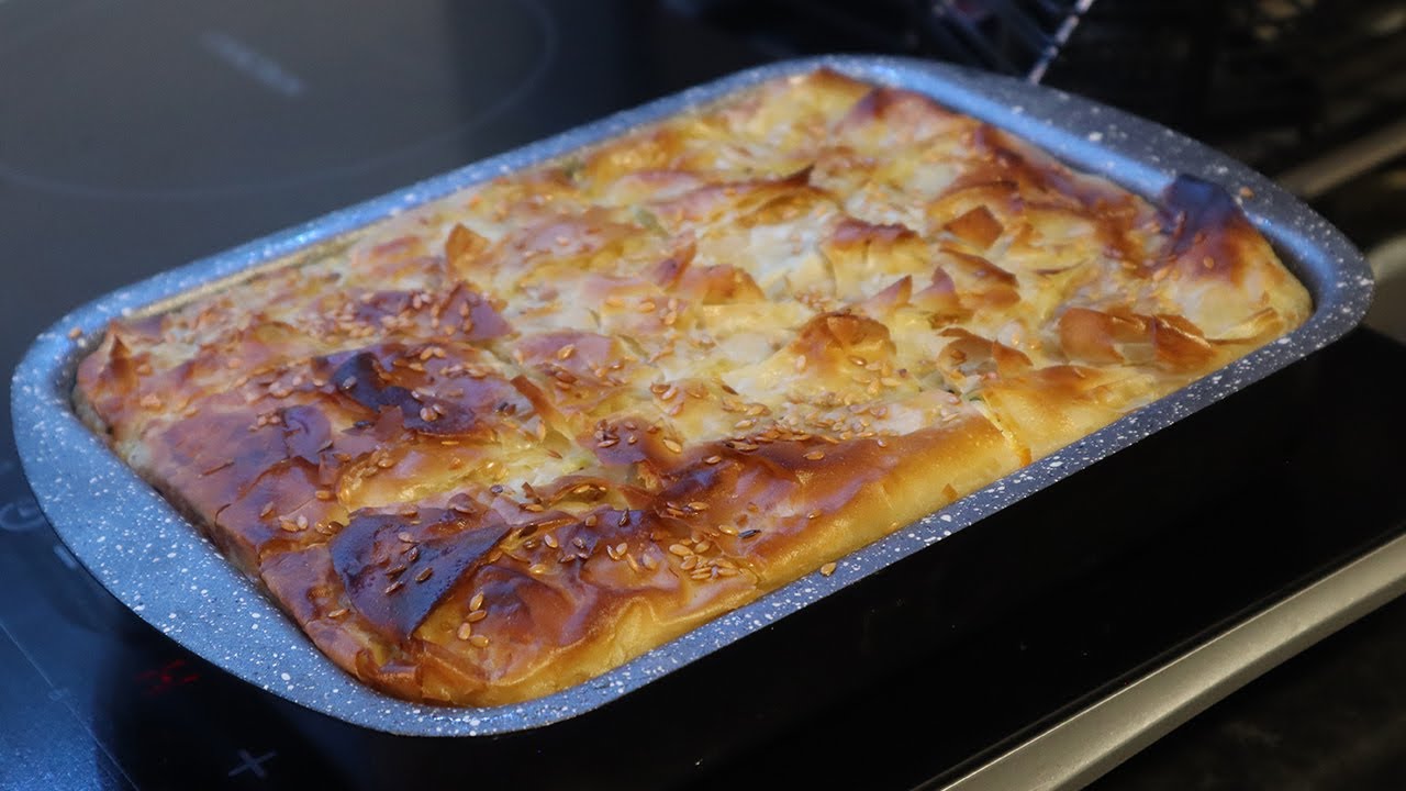 Kolokithopita - Greek Savoury Pumpkin Pie with Filo pastry