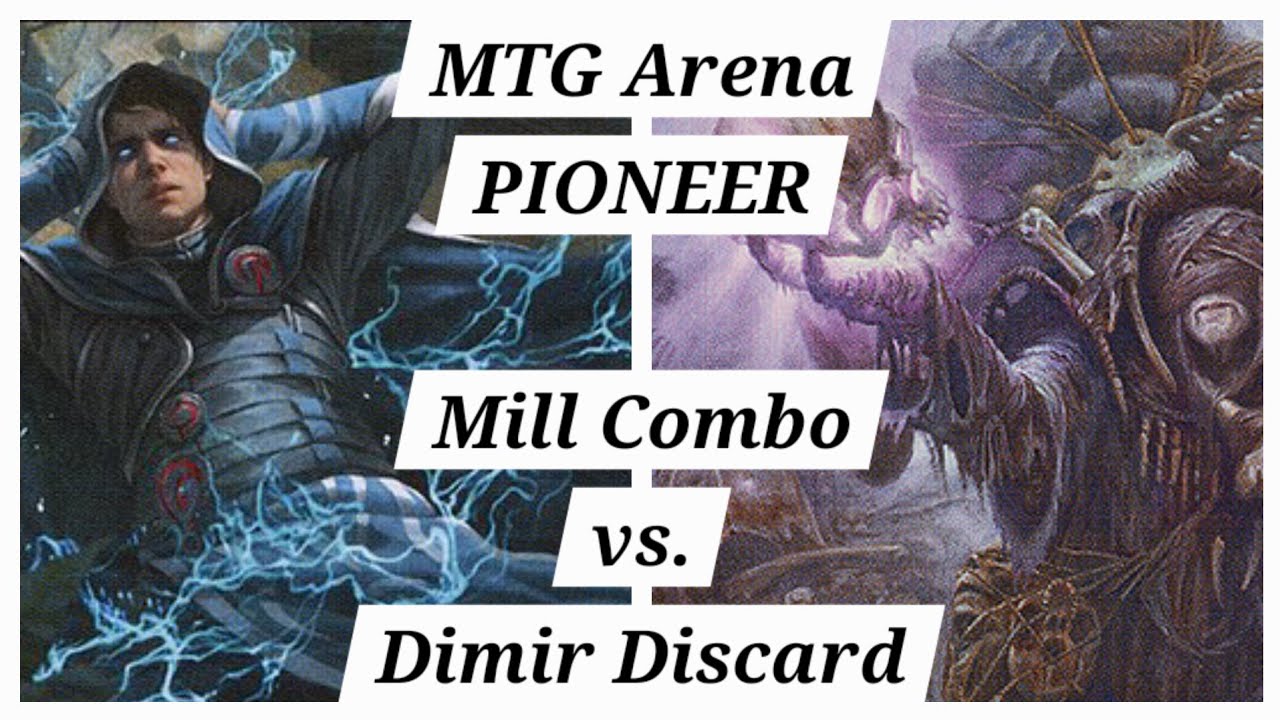 [PIONEER] Mono Blue Mill Combo vs. Dimir Discard &ndash; Ranked Bo1 | MTG Arena