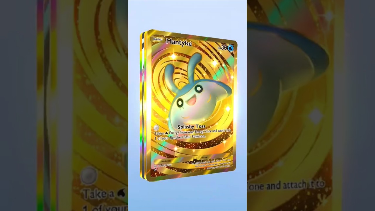 GODPACK!! Opening 10x Mantyke Packs in Pokemon TCG