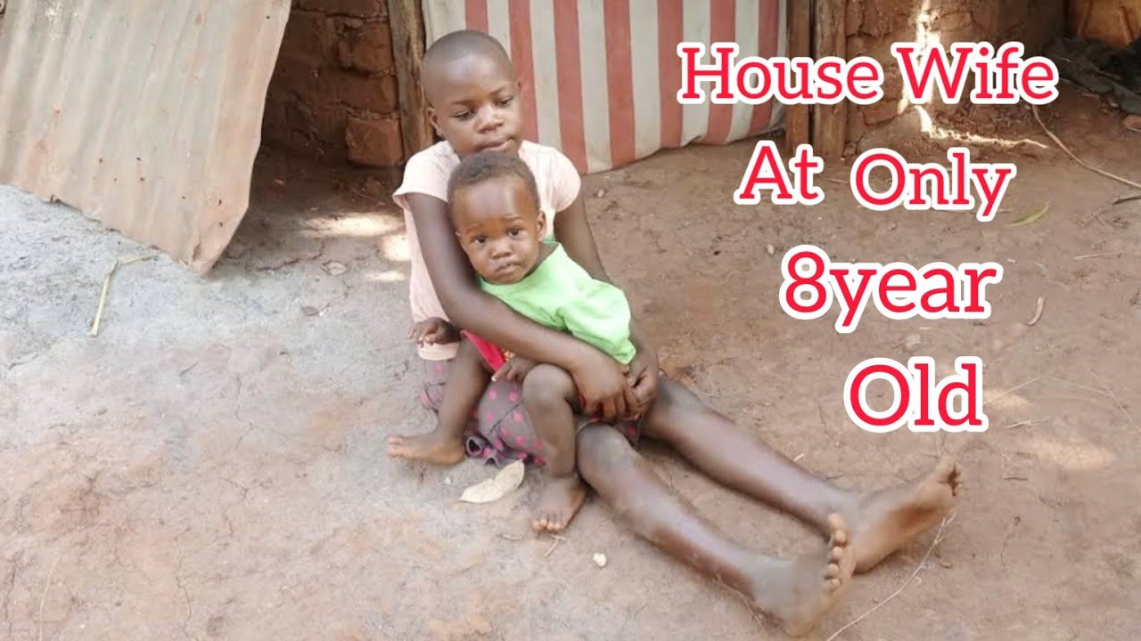 House Wife At Only 8year Old/ CountrySide Africa Uganda 🇺🇬 Charity video
