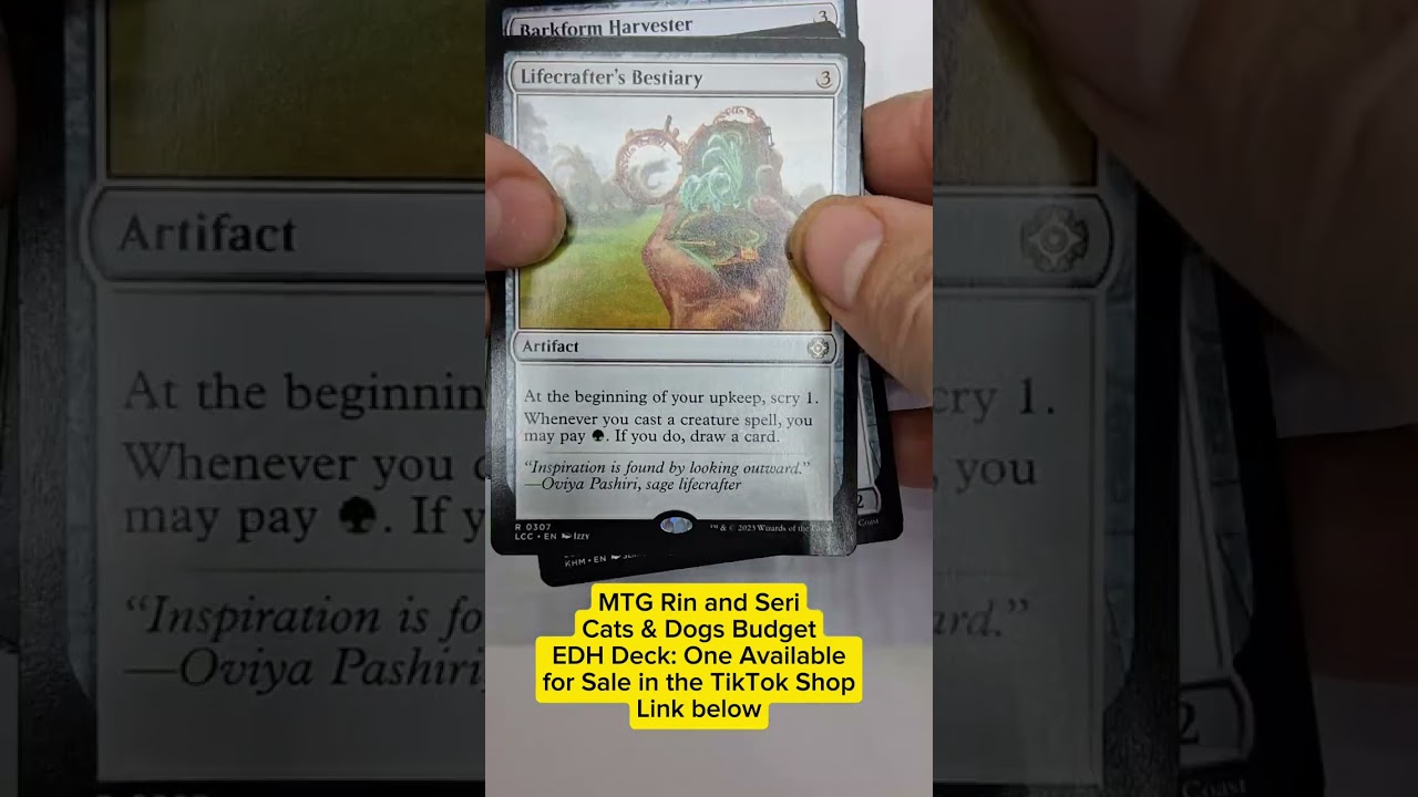 MTG Budget EDH Deck Tech: Rin and Seri Inseperable Cats, Dogs, and Changelings