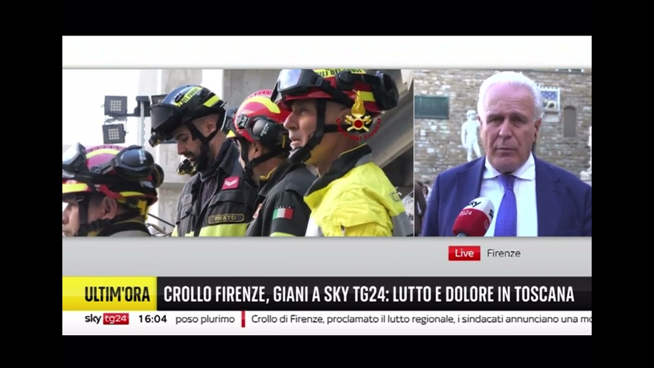 Il giorno dopo il dramma che ha coinvolto il crollo di un cantiere a Firenze