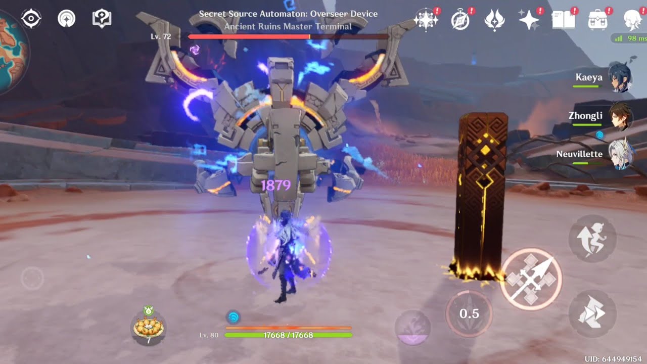 My Genshin Impact Gameplay: Let's Battle Secret Source Automation Overseer Device Part 5