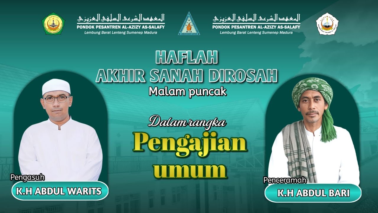 Malam Pucak Haflah Akhir Sanah PP.Al-Azizy Al-Salafy