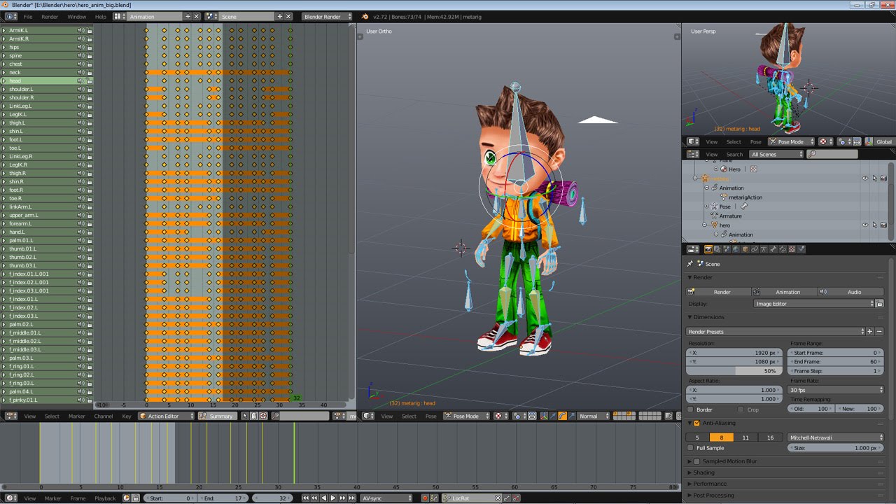 Themes blender меняем  цветовую схему экрана.