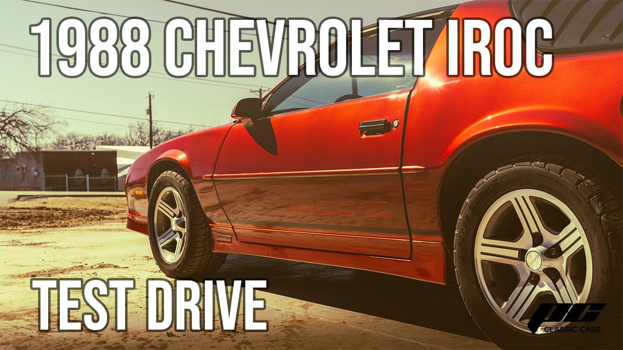 Тест-драйв Chevrolet IROC 1988 года выпуска, двигатель TPI 350, съемная крыша (T-Tops), пробег 30...