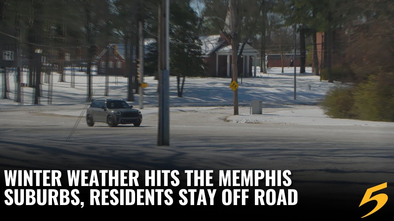 Winter weather hits Memphis suburbs
