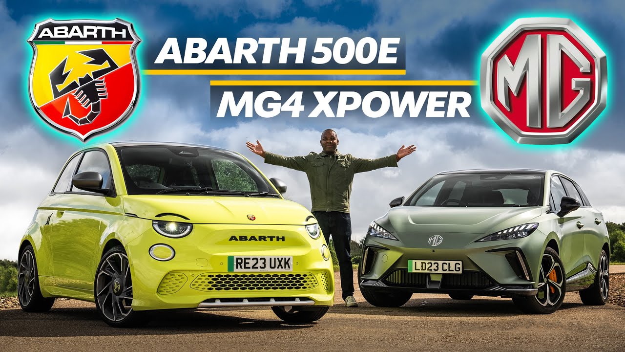 MG4 XPower vs Abarth 500e: Are ELECTRIC Hot Hatches Fun?