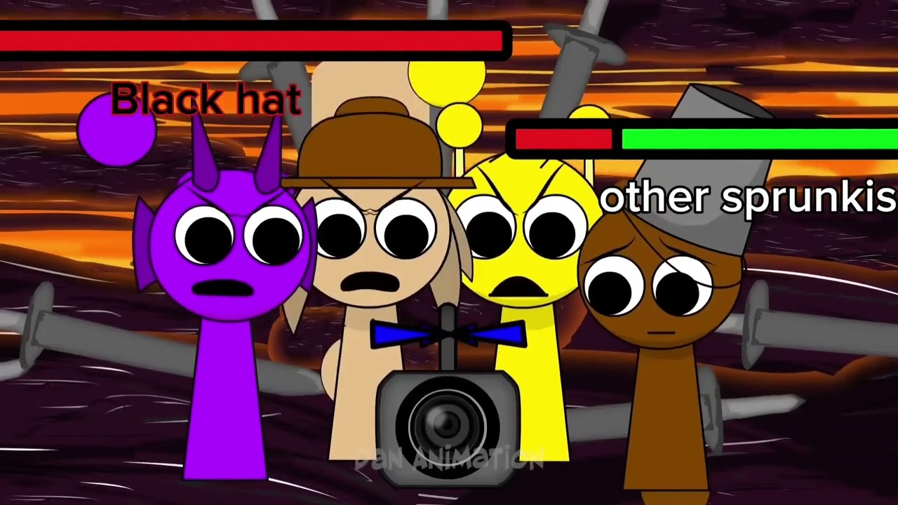 Sprunki healthbars wih the sprunki ending (by dan 2d not mines)