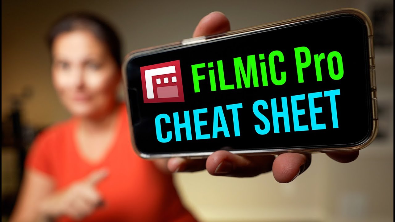 Filmic Pro Settings Cheat Sheet for Beginners | Save these presets