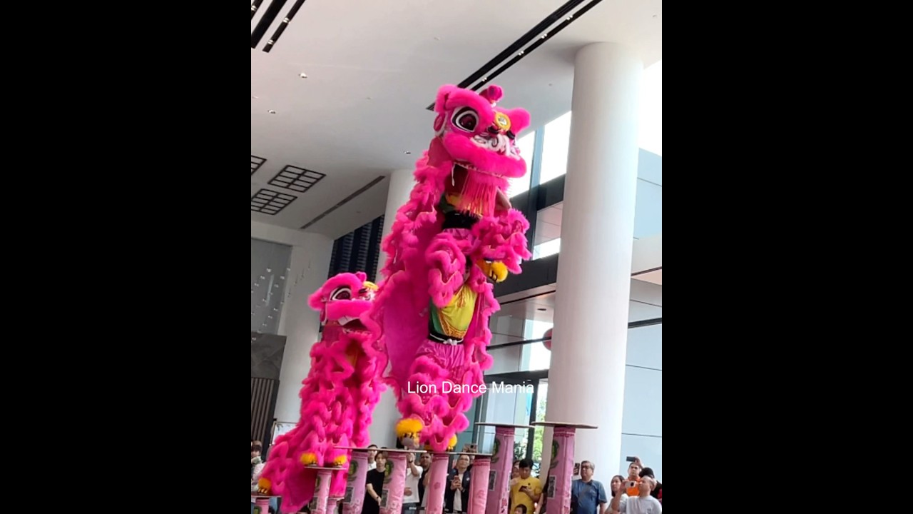 Acrobatic Lion Dance by Khuan Loke Sungai Way at Auto Bavaria