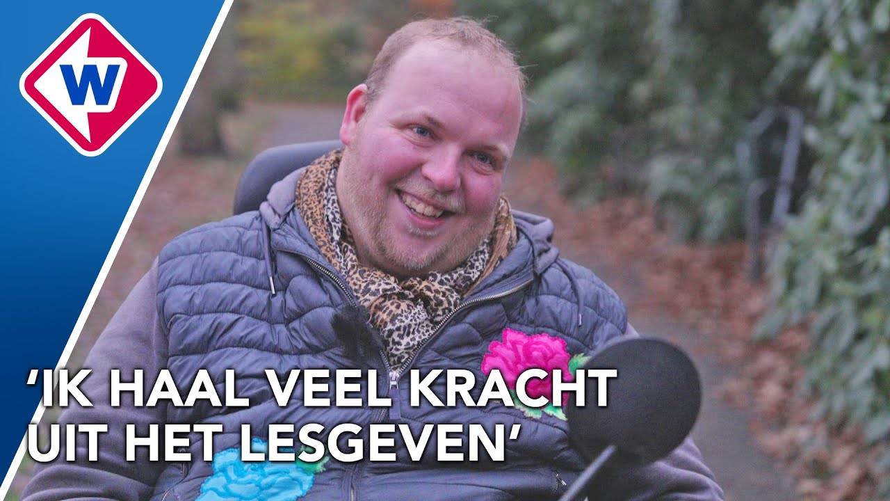 Ernstig ziek of niet, deze man geeft met veel humor Nederlandse taalles
