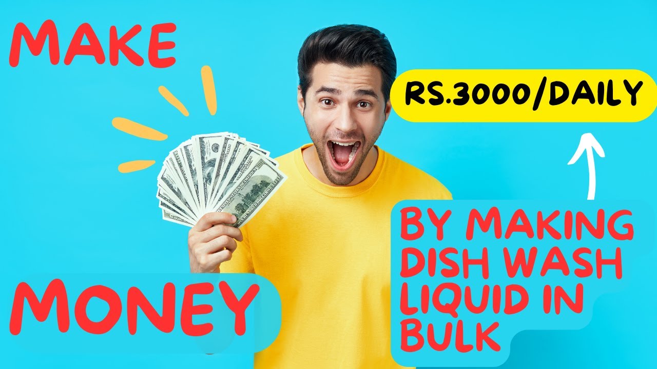 Make Thick and Powerful Dish wash liquid in bulk and Start new business to earn daily and easily.